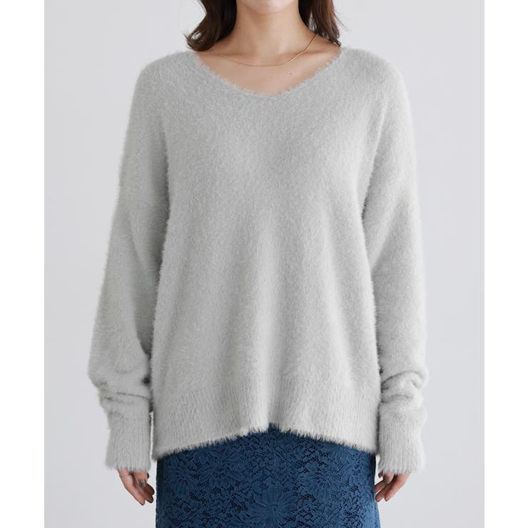 選べるショートシャギーニット ニット シャギー | Pierrot | 詳細画像8 