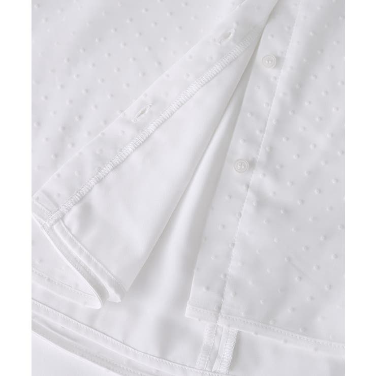 フロッキードットチュールパフブラウス ブラウス ドット | Pierrot | 詳細画像9 