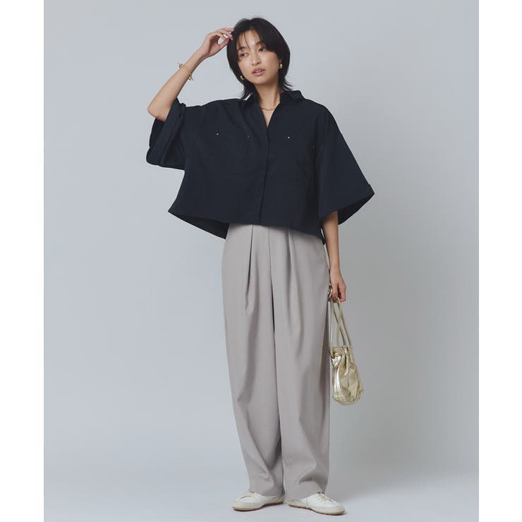 [RASW]クロップドワイドシャツ シャツ クロップド丈 | Pierrot | 詳細画像24 