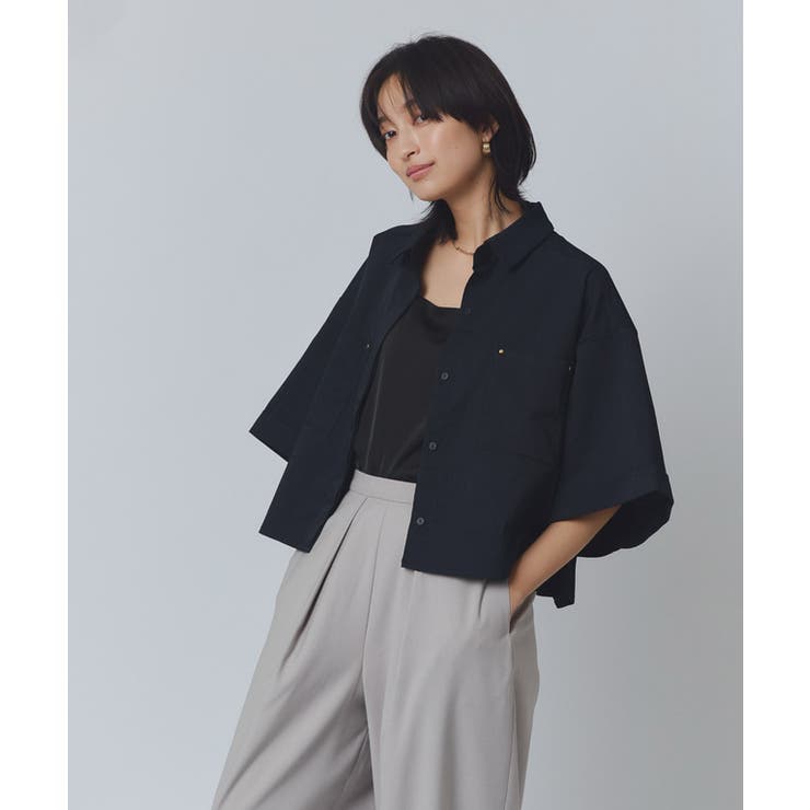 [RASW]クロップドワイドシャツ シャツ クロップド丈 | Pierrot | 詳細画像26 