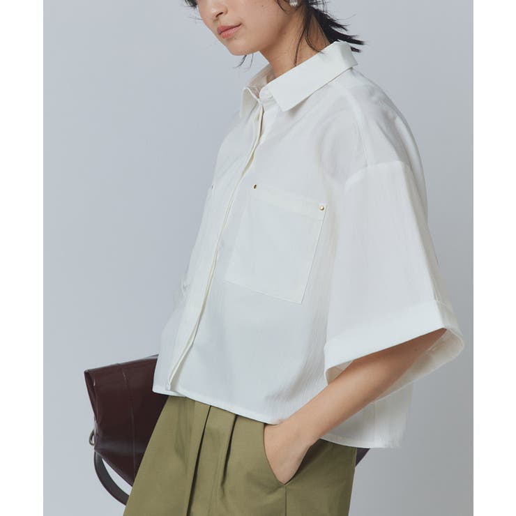 [RASW]クロップドワイドシャツ シャツ クロップド丈 | Pierrot | 詳細画像29 