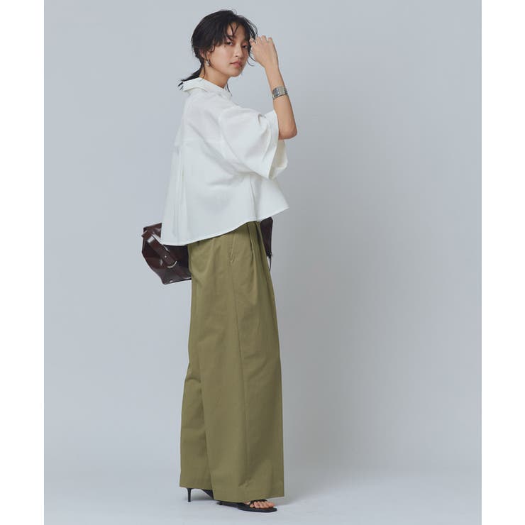 [RASW]クロップドワイドシャツ シャツ クロップド丈 | Pierrot | 詳細画像30 