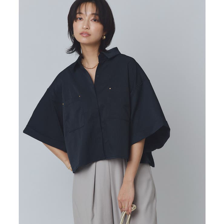 [RASW]クロップドワイドシャツ シャツ クロップド丈 | Pierrot | 詳細画像22 