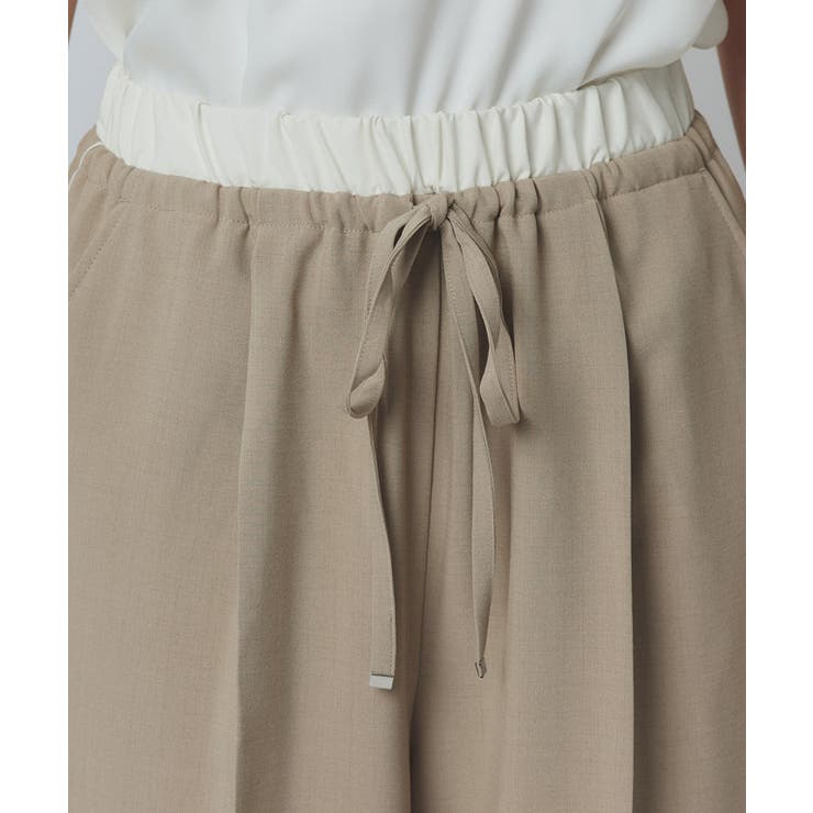 [RASW]ダブルウエストサイドラインパンツ パンツ リネンライク | Pierrot | 詳細画像4 