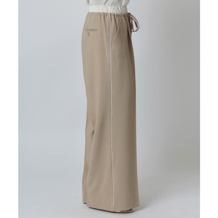 [RASW]ダブルウエストサイドラインパンツ パンツ リネンライク | Pierrot | 詳細画像7 