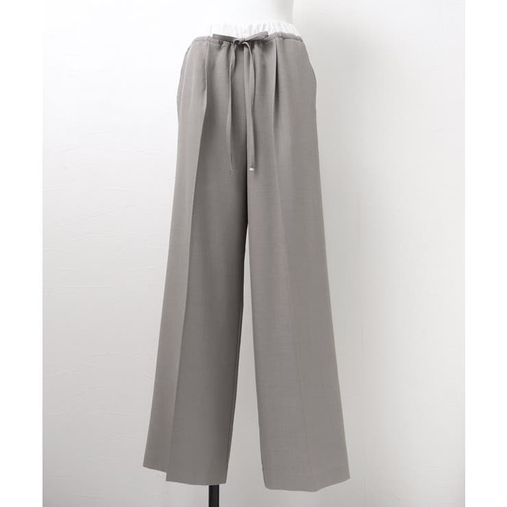 [RASW]ダブルウエストサイドラインパンツ パンツ リネンライク | Pierrot | 詳細画像8 