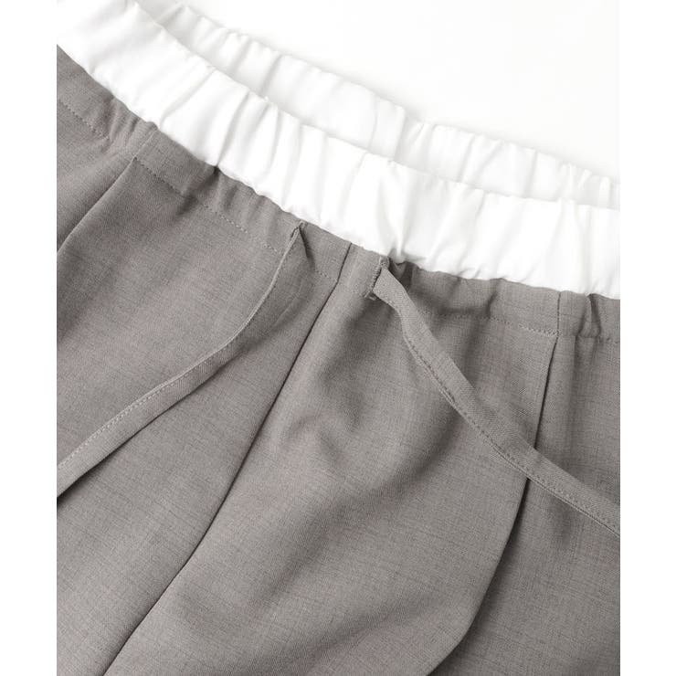 [RASW]ダブルウエストサイドラインパンツ パンツ リネンライク | Pierrot | 詳細画像11 