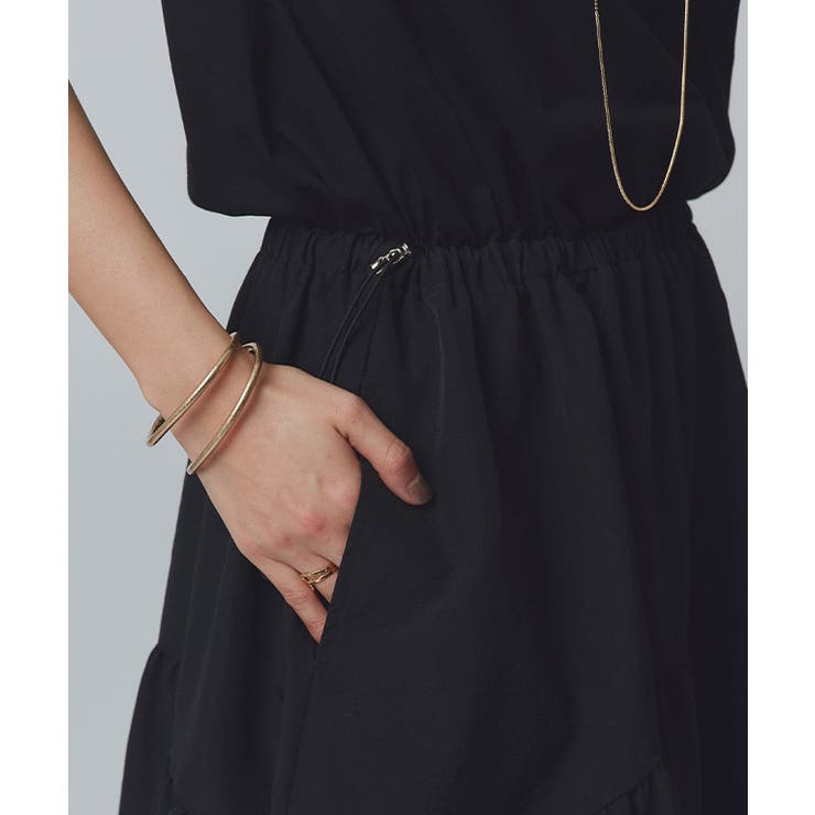 タフタギャザードッキングワンピース ワンピース カットソー | Pierrot | 詳細画像5 