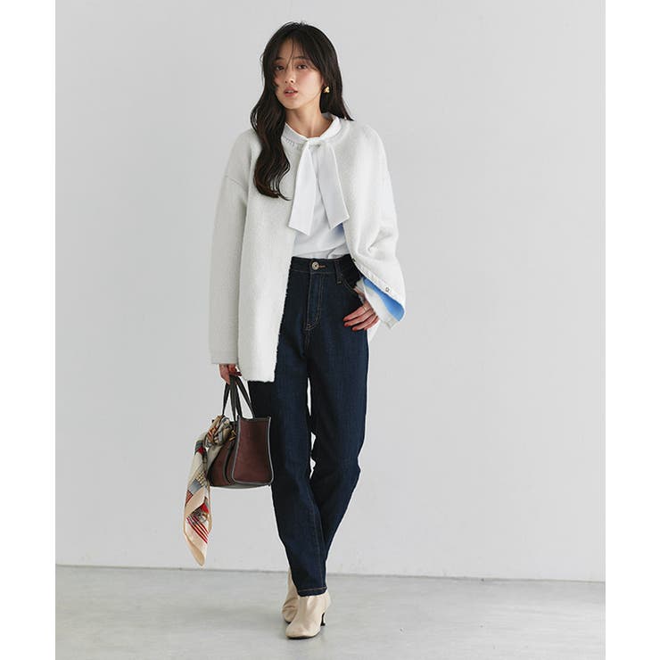 コクーンノーカラーコーディガン コーディガン ノーカラー | Pierrot | 詳細画像22 