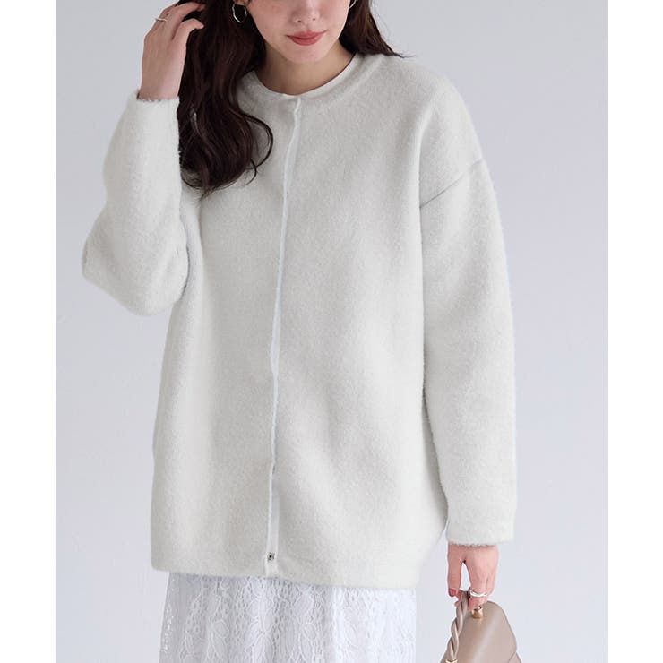 リランドチュール　コクーンコーディガン　ふわふわニットコーディガン リランドチュール コクーンコーディガン ふわふわニットコーディガン