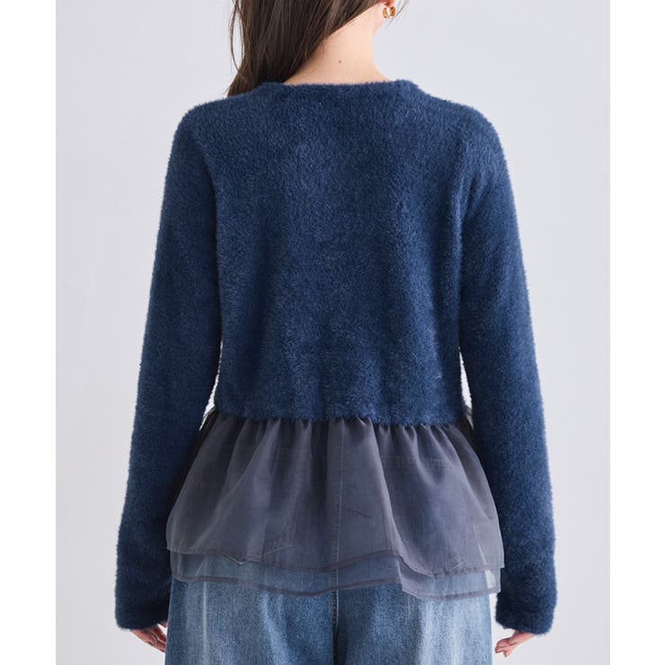 ドッキングショートシャギーニット ニット シャギー | Pierrot | 詳細画像8 