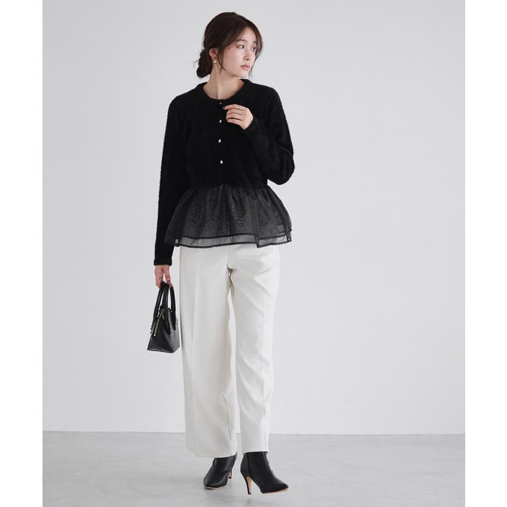 ドッキングショートシャギーニット ニット シャギー | Pierrot | 詳細画像19 