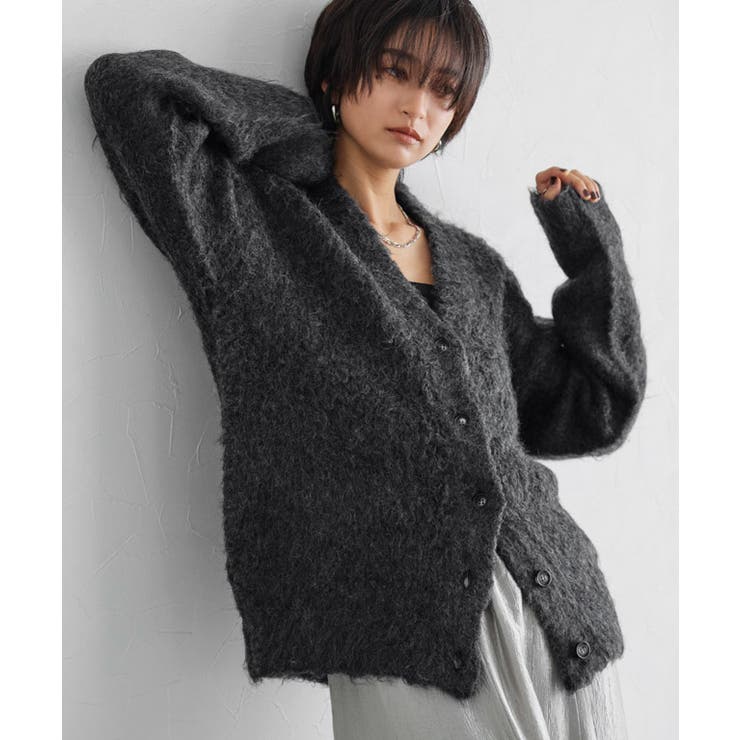 [RASW]シャギーロングニットカーディガン カーディガン ニット | Pierrot | 詳細画像24 