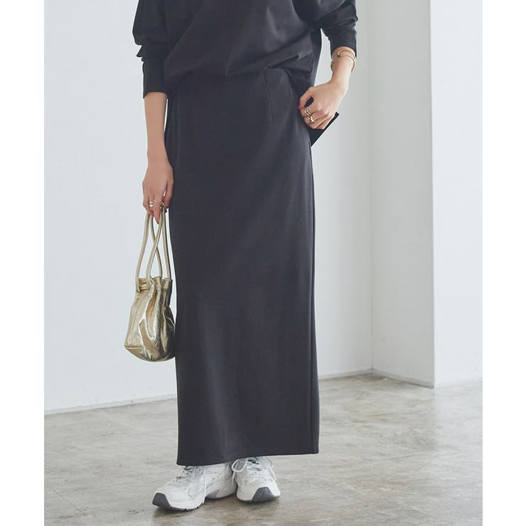 [RASW]ハイストレッチ多機能Iラインスカート マット 質感 | Pierrot | 詳細画像21 