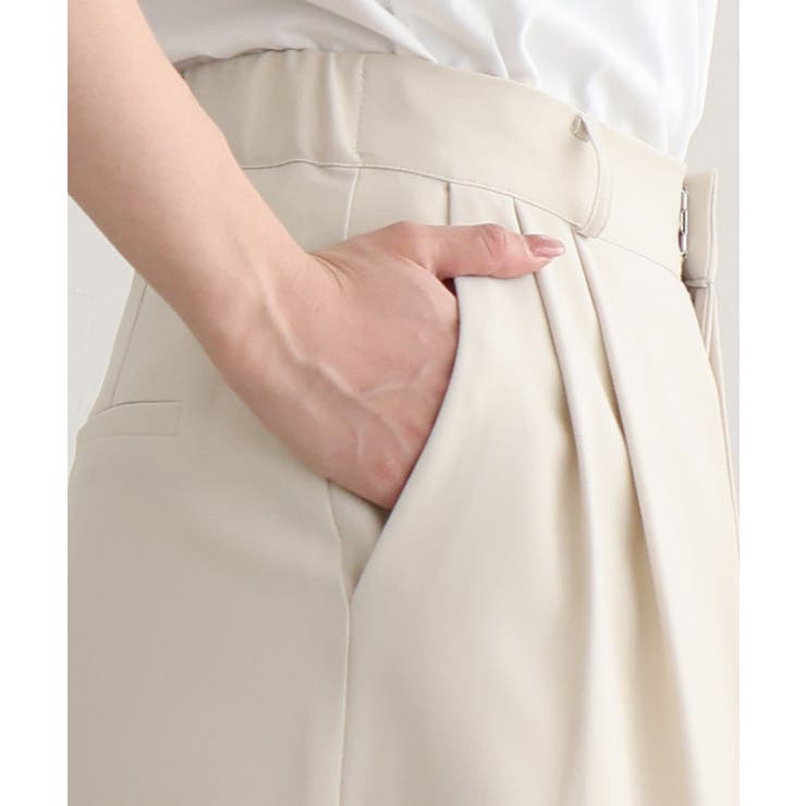 [RASW]インバーテッドプリーツワイドパンツ さらっと シーズン | Pierrot | 詳細画像6 