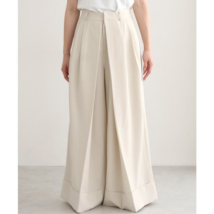 [RASW]インバーテッドプリーツワイドパンツ さらっと シーズン | Pierrot | 詳細画像7 