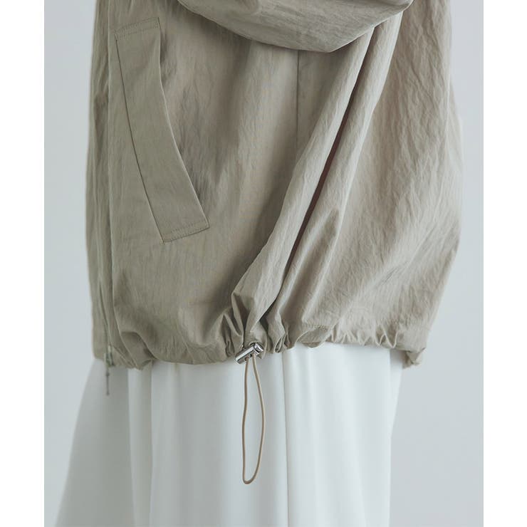 [RASW]ドロストデザインブルゾン フレア 裾 | Pierrot | 詳細画像7 