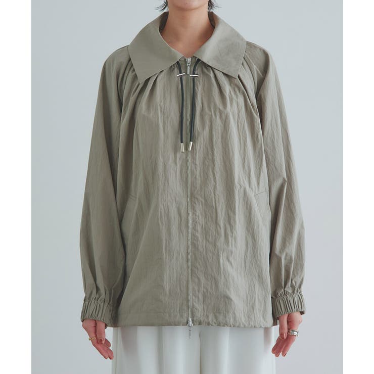 [RASW]ドロストデザインブルゾン フレア 裾 | Pierrot | 詳細画像8 