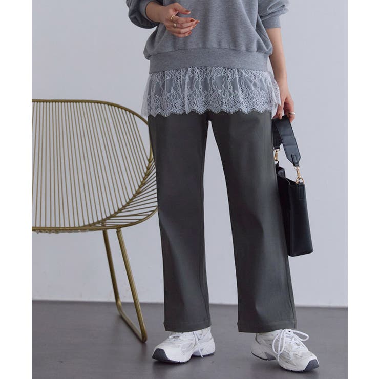 裏起毛ストレッチパンツ 裏起毛 ストレッチ | Pierrot | 詳細画像29 