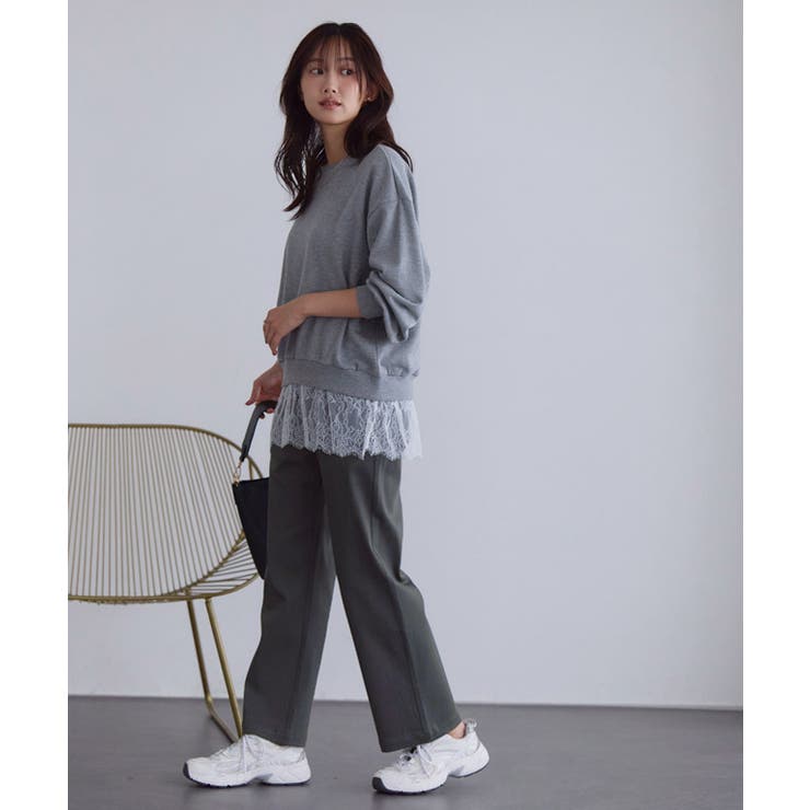 裏起毛ストレッチパンツ 裏起毛 ストレッチ | Pierrot | 詳細画像30 