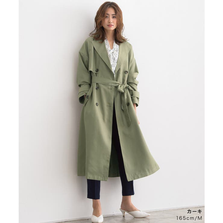 pinue コクーントレンチコート