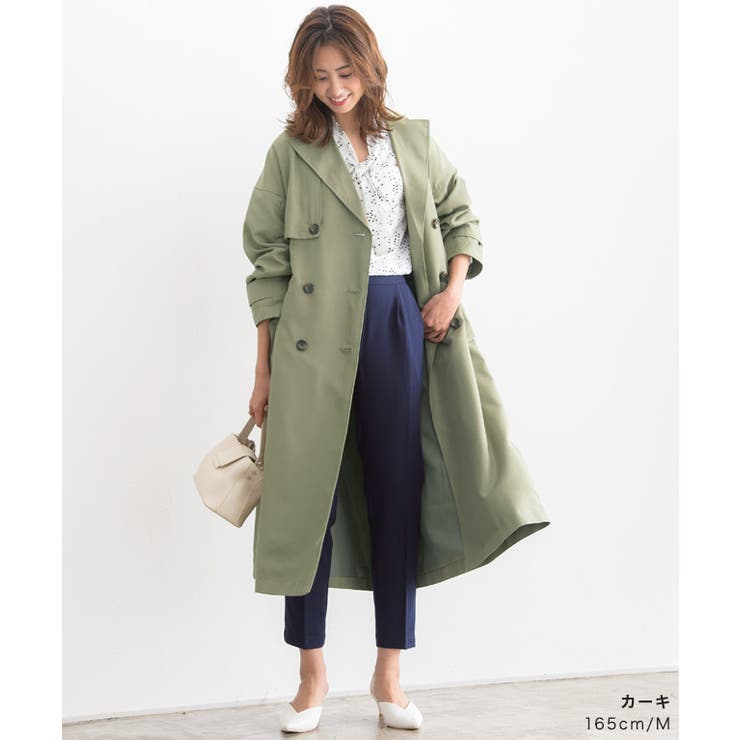pinue コクーントレンチコート
