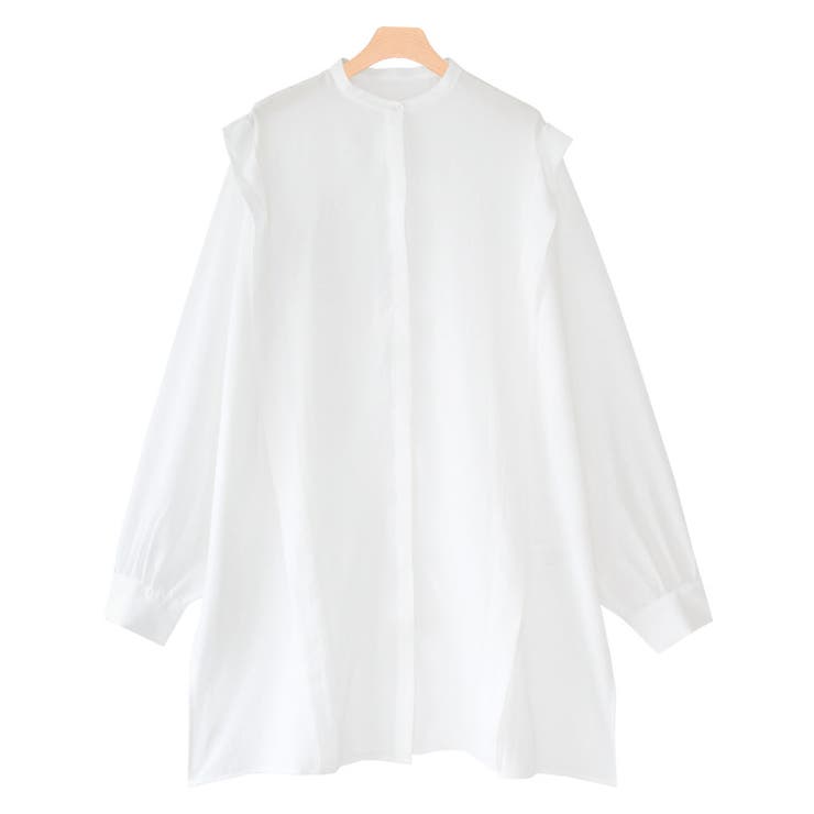 オフホワイト | タックチュニックブラウス ブラウス シャツ | Pierrot