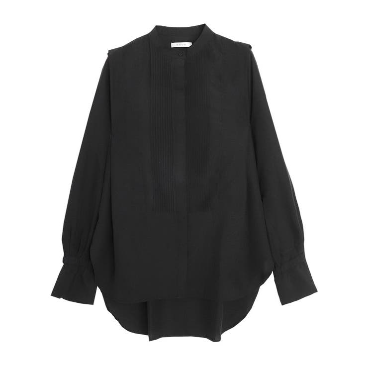 ブラック | [RASW]ピンタックブザムブラウス ブラウス ピンタック | Pierrot