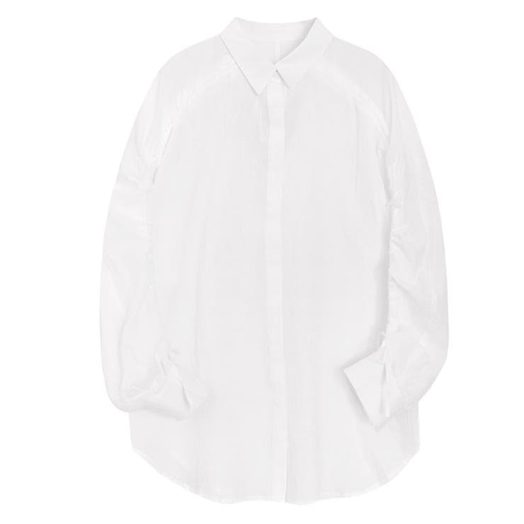 オフホワイト | [RASW]ドロストシャーリングシャツ RASW シャツ | Pierrot