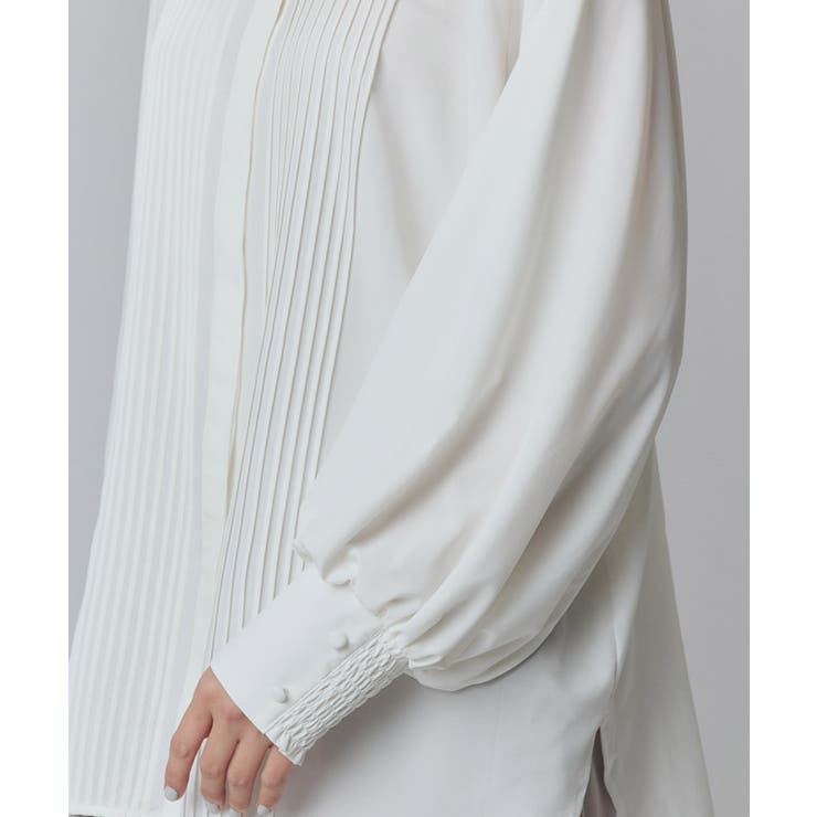 [RASW]ピンタックボリュームスリーブブラウス | Pierrot | 詳細画像16 