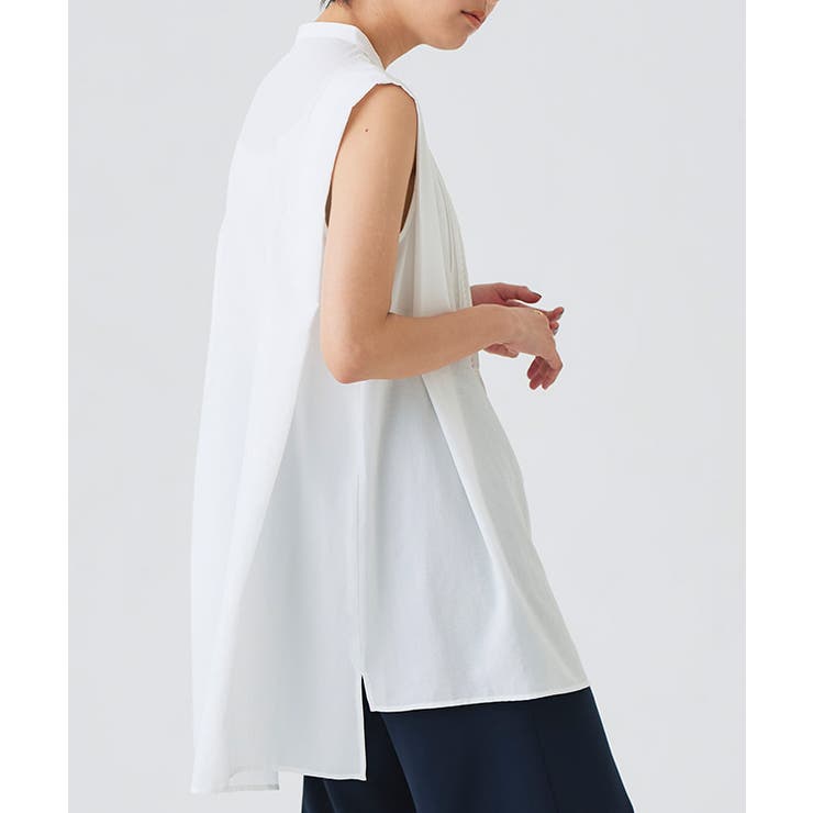 [RASW]ピンタックブザムノースリブラウス ブラウス ピンタック | Pierrot | 詳細画像7 