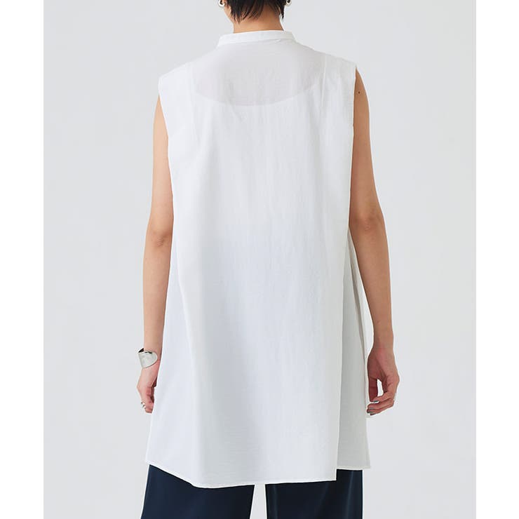 [RASW]ピンタックブザムノースリブラウス ブラウス ピンタック | Pierrot | 詳細画像8 