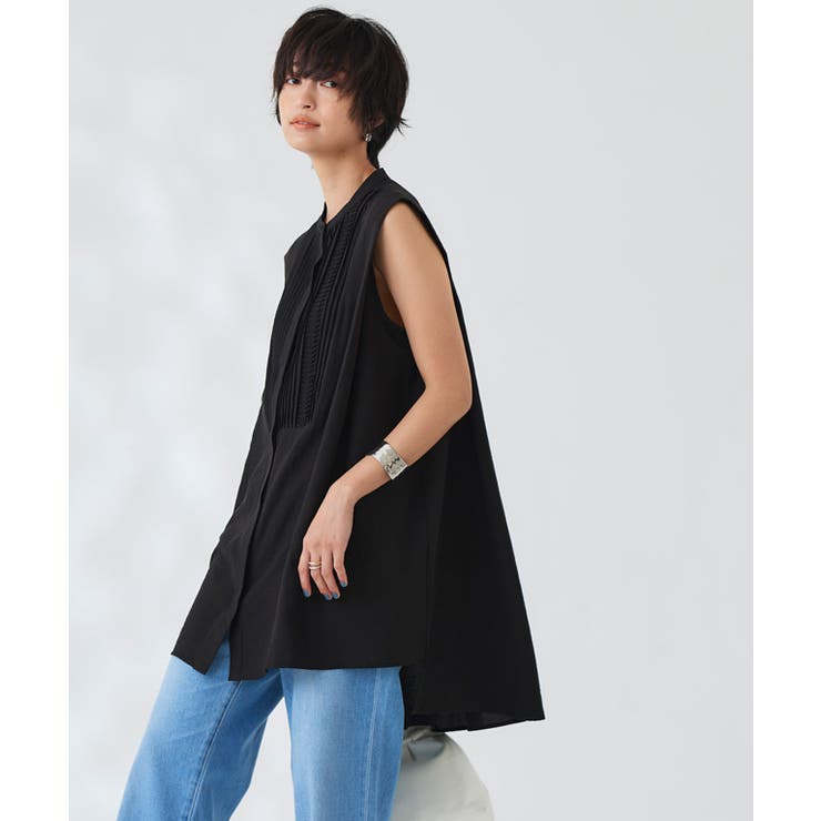 [RASW]ピンタックブザムノースリブラウス ブラウス ピンタック | Pierrot | 詳細画像20 