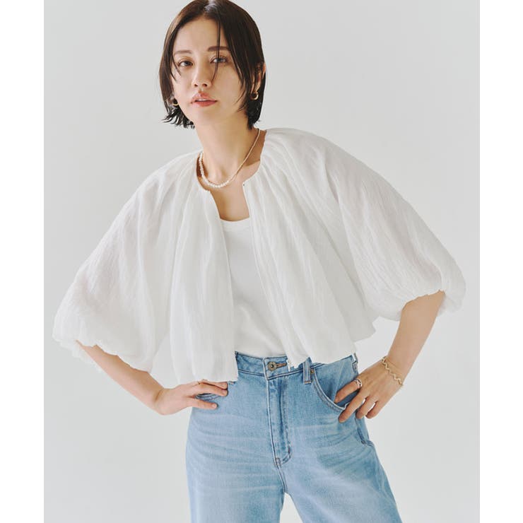 [RASW]ショートバルーンジップブラウス ブラウス ジップ | Pierrot | 詳細画像15 