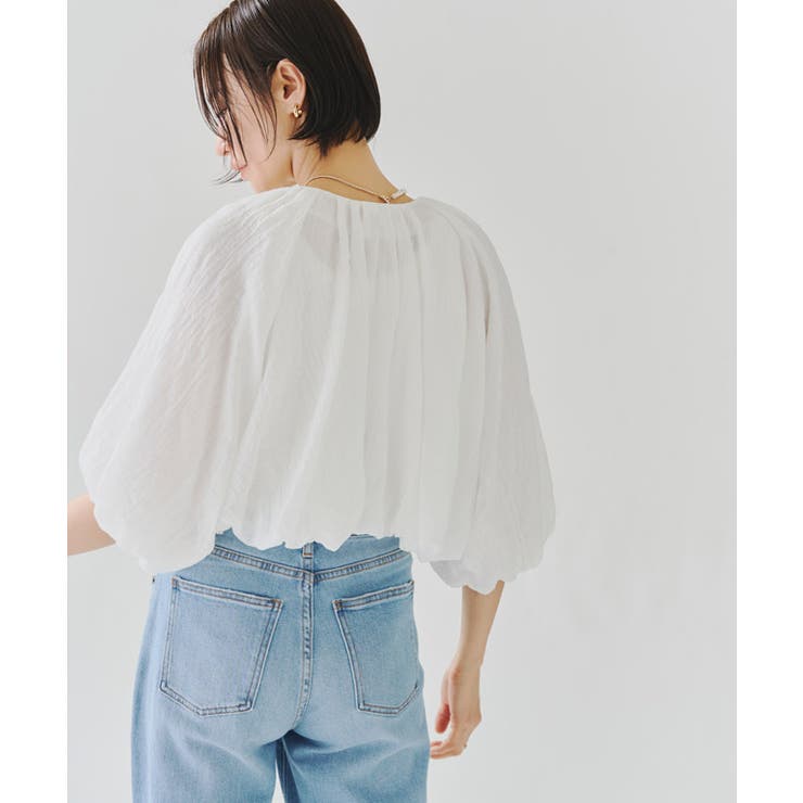 [RASW]ショートバルーンジップブラウス ブラウス ジップ | Pierrot | 詳細画像17 