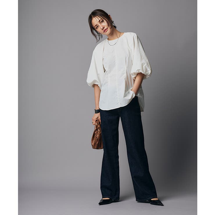 【新作 New】リネン バルーンスリーブ ブラウス 長袖 | パフスリーブ カットソー ナチュラル 大人服 楽天市場】【新作 New】リネン バルーンスリーブ ブラウス 長袖