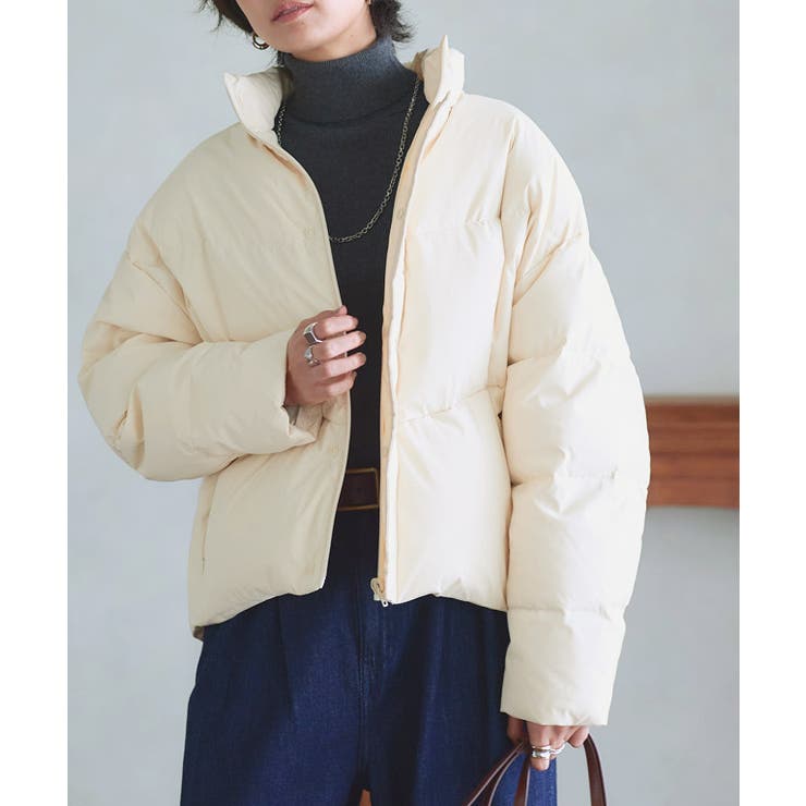 アイボリー | [RASW] サスティナブルダウンジャケット ジャケット | Pierrot