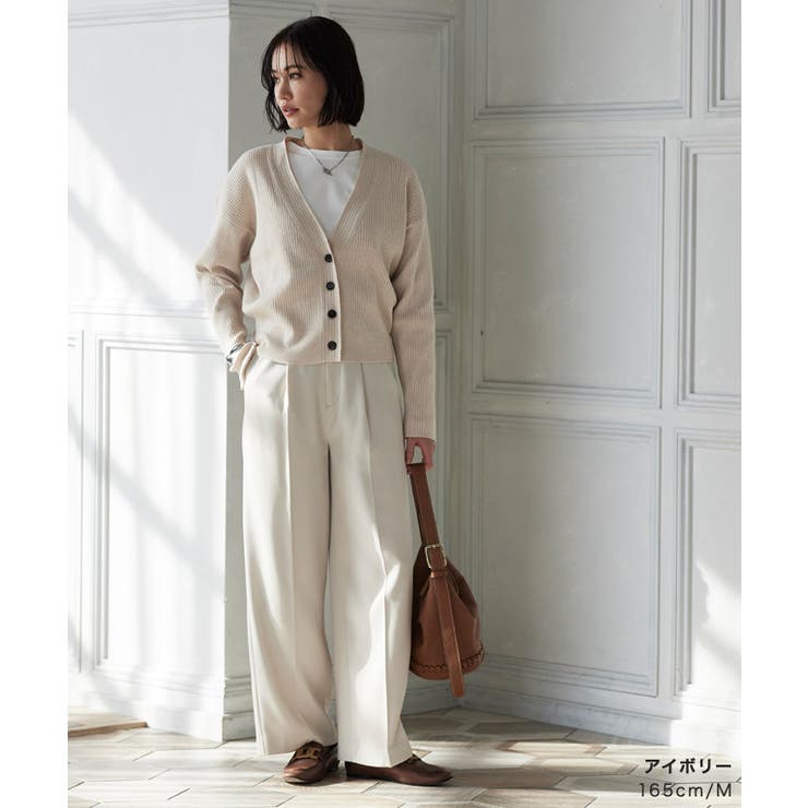 【RASW】クロップド丈リブニットカーディガン カーディガン | Pierrot | 詳細画像36 