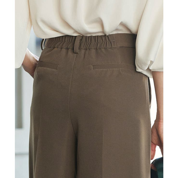 【RASW】ウエストタックボックスパンツ パンツ ストレート ボックス | Pierrot | 詳細画像5 