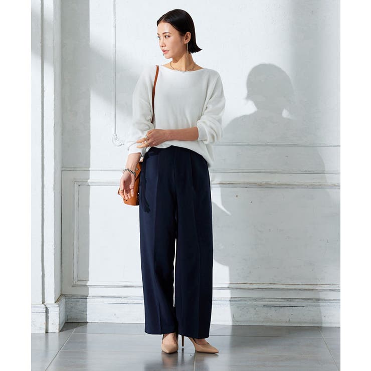 【RASW】ウエストタックボックスパンツ パンツ ストレート ボックス | Pierrot | 詳細画像28 