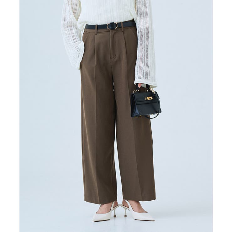 【RASW】ウエストタックボックスパンツ パンツ ストレート ボックス | Pierrot | 詳細画像18 