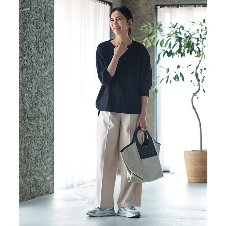 【RASW】ウエストタックボックスパンツ パンツ ストレート ボックス | Pierrot | 詳細画像24 