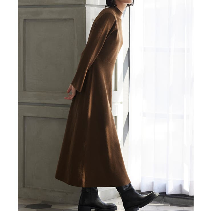 【RASW】総針ニットフレアワンピース ワンピース ワンピ 総針編み ニット | Pierrot | 詳細画像7 