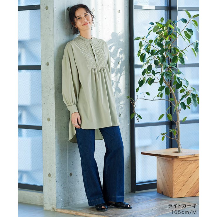 ブザム切り替えキルティングブラウス ブラウス ブザム切り替え | Pierrot | 詳細画像38 