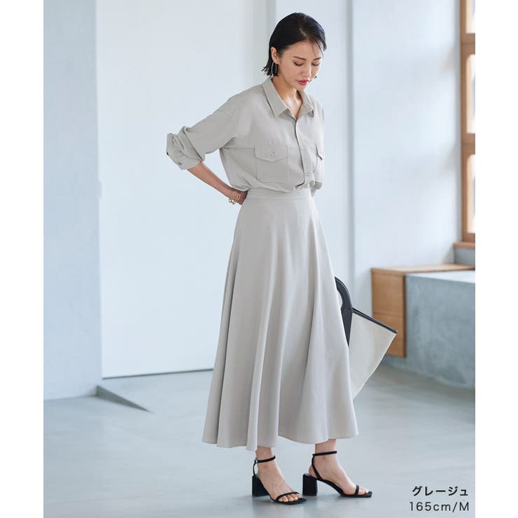 リネンライクシャツ シャツ リネンライク | Pierrot | 詳細画像42 