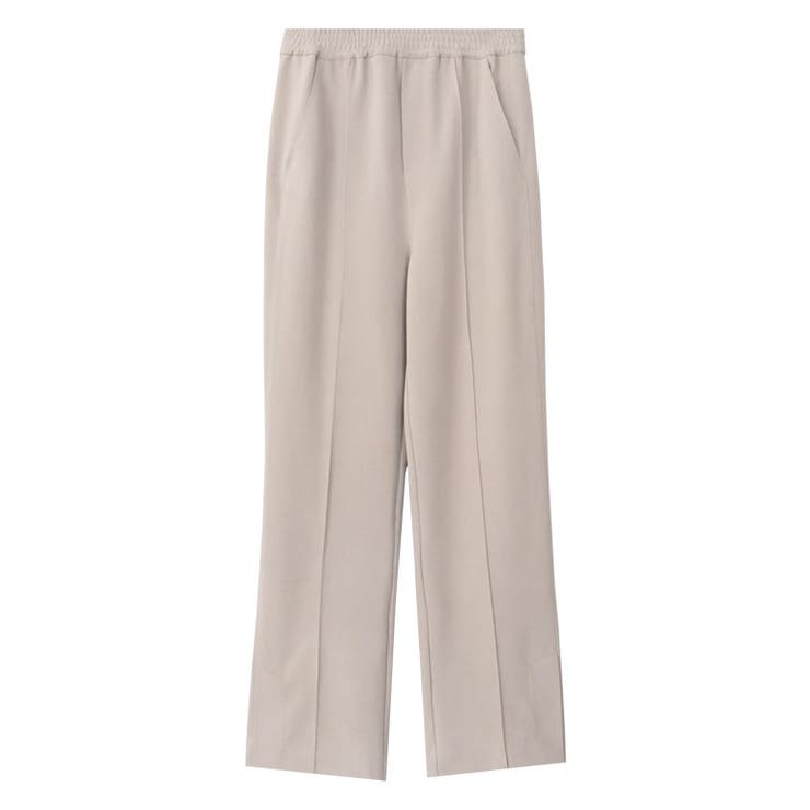 グレージュ | ハイストレッチスリットイージーパンツ パンツ ストレッチ | Pierrot