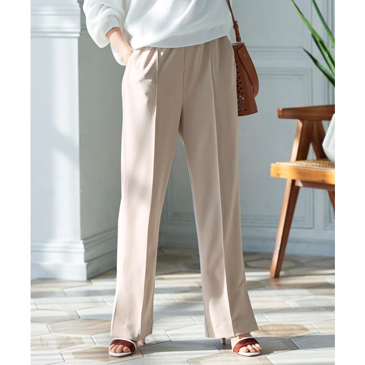 ハイストレッチスリットイージーパンツ パンツ ストレッチ | Pierrot | 詳細画像4 