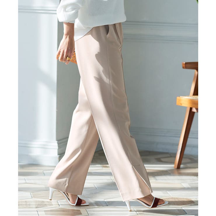 ハイストレッチスリットイージーパンツ パンツ ストレッチ | Pierrot | 詳細画像5 