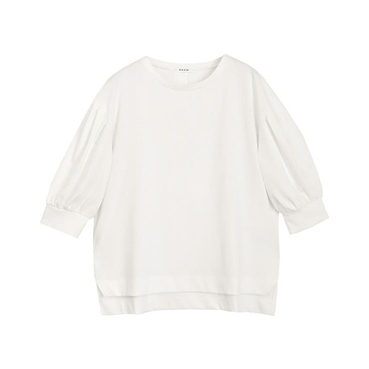 オフホワイト | GIZAボリュームスリーブTシャツ Tシャツ ボリューム袖 | Pierrot