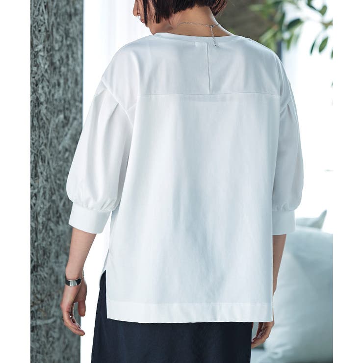 GIZAボリュームスリーブTシャツ Tシャツ ボリューム袖 | Pierrot | 詳細画像7 